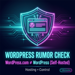 WordPress rumor control square graphic